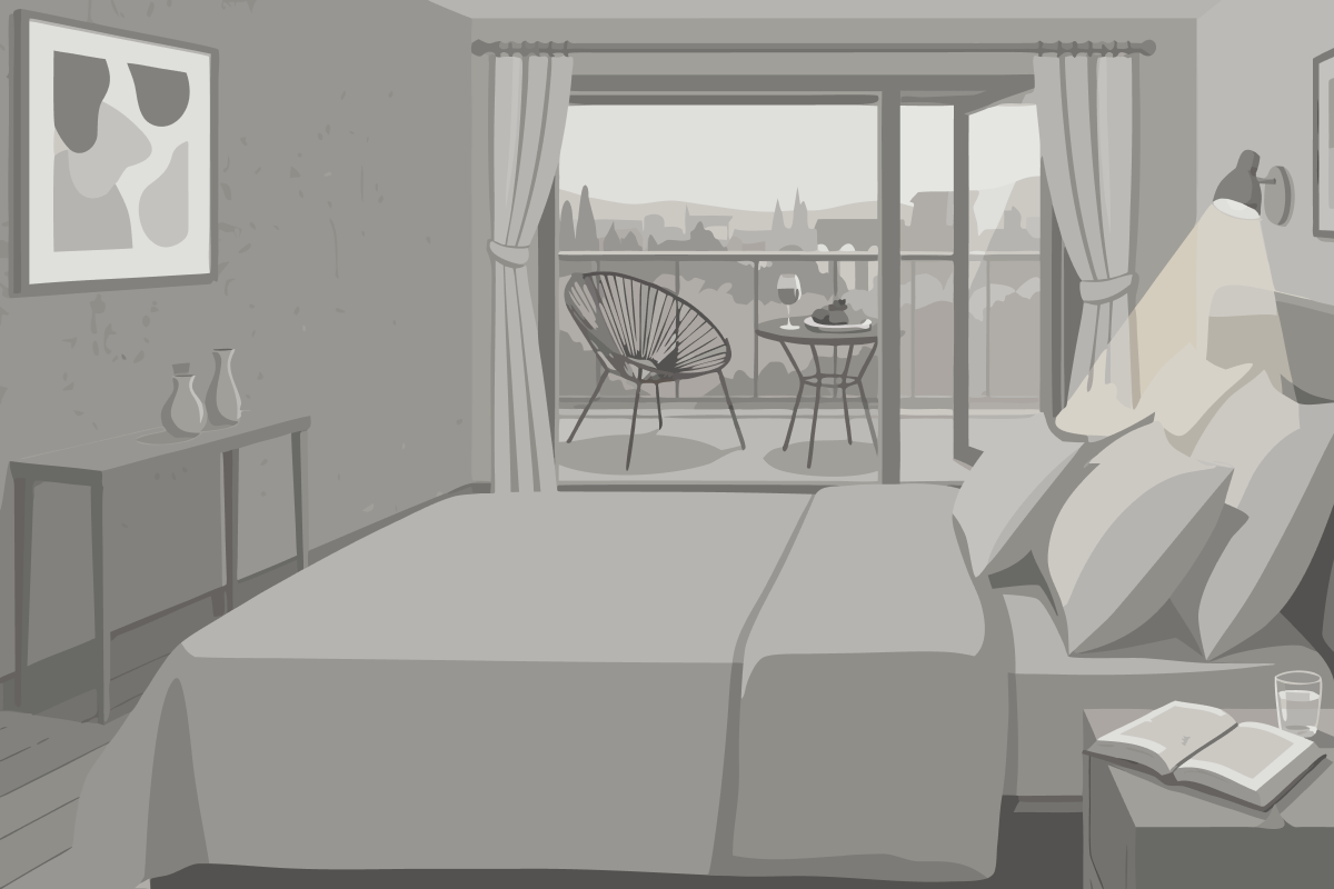 Standard Room with Two Queen Beds - Water view / Accessible / Roll In Shower / Non Smoking / Pet Friendly